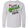 thumbnail image 3 of Inktastic Going Golfing with My Papa- Kids Golf Long Sleeve Youth T-Shirt, 3 of 5