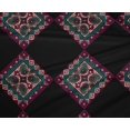 thumbnail image 4 of oneOone Polyester Lycra Bright Crimson Red Fabric Geometric & Paisley Block Craft Projects Decor Fabric Printed By The Yard 56 Inch Wide, 4 of 4