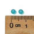 thumbnail image 5 of 144pcs Preciosa® Beads Czech Bicone(451 69 302 Rondelle) 60230 840 Blue Zircon Matt 3mm Hole: 0.8mm, 5 of 6