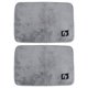 thumbnail image 1 of Alfombrillas antideslizantes grises, ideales para la decoración del hogar, el baño y el inodoro, 40 x 60 cm, paquete de 2, 1 of 8