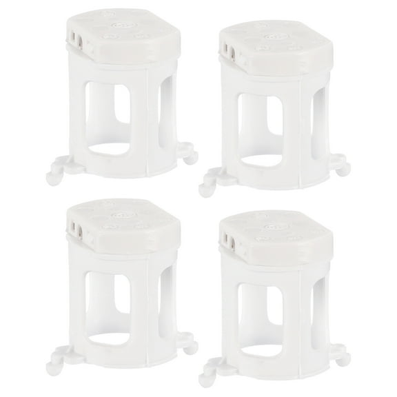 Uxcell 31x26mm LED Tube Light Mounting Bracket Sockets Fluorescent Lamp Start Device Base Holder 4 Pack