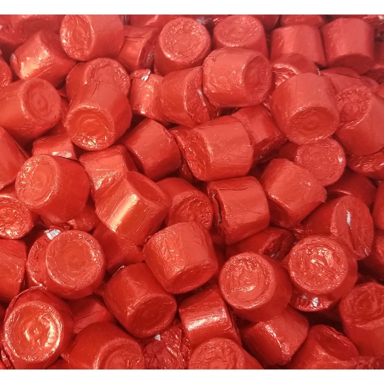 Rolo Chewy Caramels, Milk Chocolate, Red Foils, Bulk, 2Lbs