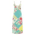 thumbnail image 5 of Qiopertar Robe d'Été Imprimée Décontractée Sans Manches Col en V pour Femmes en Solde Livraison Gratuite à Moins de 5$ jusqu'à 90 % de Réduction, 5 of 5