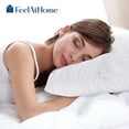 thumbnail image 3 of FeelAtHome Pillow Protector and Zippered Pillow Covers for Comfort, Queen, White, 2 Pk, 3 of 15