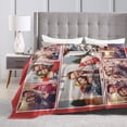 thumbnail image 6 of Personalised Blankets for Adults Custom Photo Picture Blanket Throw Fleece Flannel Customised Throws, Valentines Birthday Anniversary Wedding Gifts Him, Her, Family, 9 Photos, Full, 6 of 6