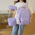 thumbnail image 2 of Backpacks For School 3 In 1 Backpack Set Spacious Multi Compartments Modern Design For Teen Students Daily School Travel Use, 2 of 6