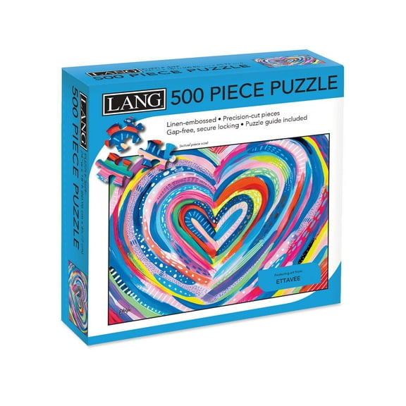 Lang Heart Burst 500 Piece Puzzle Multi