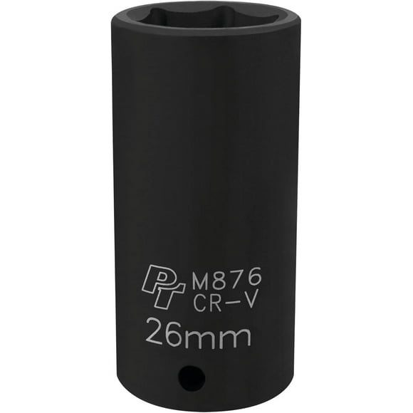 shiyou-Performance Tool M876 1/2" Drive 6pt Impact Socket, 26mm