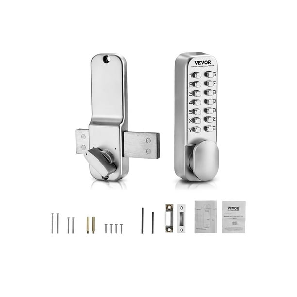Cerradura mecánica para puerta de entrada sin llave VEVOR, 14 llaves, impermeable