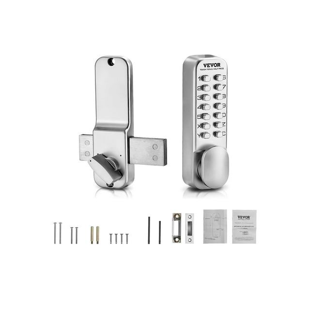 Cerradura mecánica para puerta de entrada sin llave VEVOR, 14 llaves, impermeable