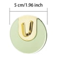 thumbnail image 2 of Advancent Gancho multiusos de 4 piezas, colgador de puerta de pared autoadhesivo, ganchos para bolso de ropa, estante, suministros de Almacenamiento y organización del hogar Claro, 2 of 6
