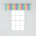 thumbnail image 2 of Ambesonne Geometric Window Valance, Flower Pattern Motif, 54" X 12", Multicolor, 2 of 3