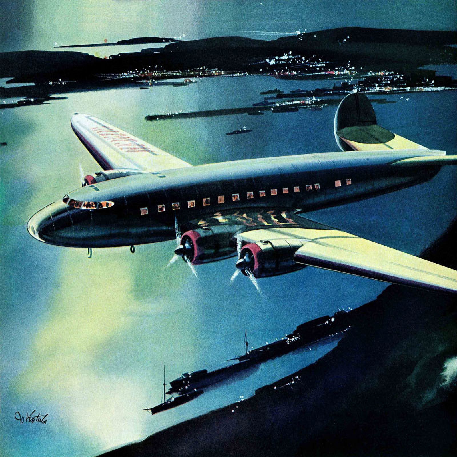 "Flying High" Painting Print on Canvas