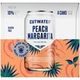 thumbnail image 5 of Cutwater Peach Margarita 4 pack 12 fl oz Aluminum Cans, 10% ABV, 5 of 8