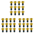 thumbnail image 1 of Bicicleta de bicicleta Bicicleta Disco Brazo Rotor Bolts de acero Tornillos de montaña Gold 12 piezas, 1 of 6