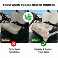 thumbnail image 4 of Golf Cart Seat Covers for 2 Seater,Coastal Shell Conch Soft Microfiber Cart Seat Towel Blanket,Summer Beach Starfish Burlap Absorbent Breathable Non Slip Bench Seats Protector for Golf Course 51"x31", 4 of 9
