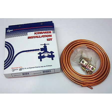 Copper Tubing Kit - C25 SUPCO Refrigerator Icemaker Installation Kit 25' 1/4