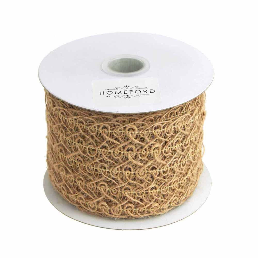 1-1/2-Inch 10 Yards 1-1/2 Homeford Firefly Imports Natural Jute Roll 1-1/2-Inch 10 Yards 1-1/2 Homeford Firefly Imports Natural Jute Roll