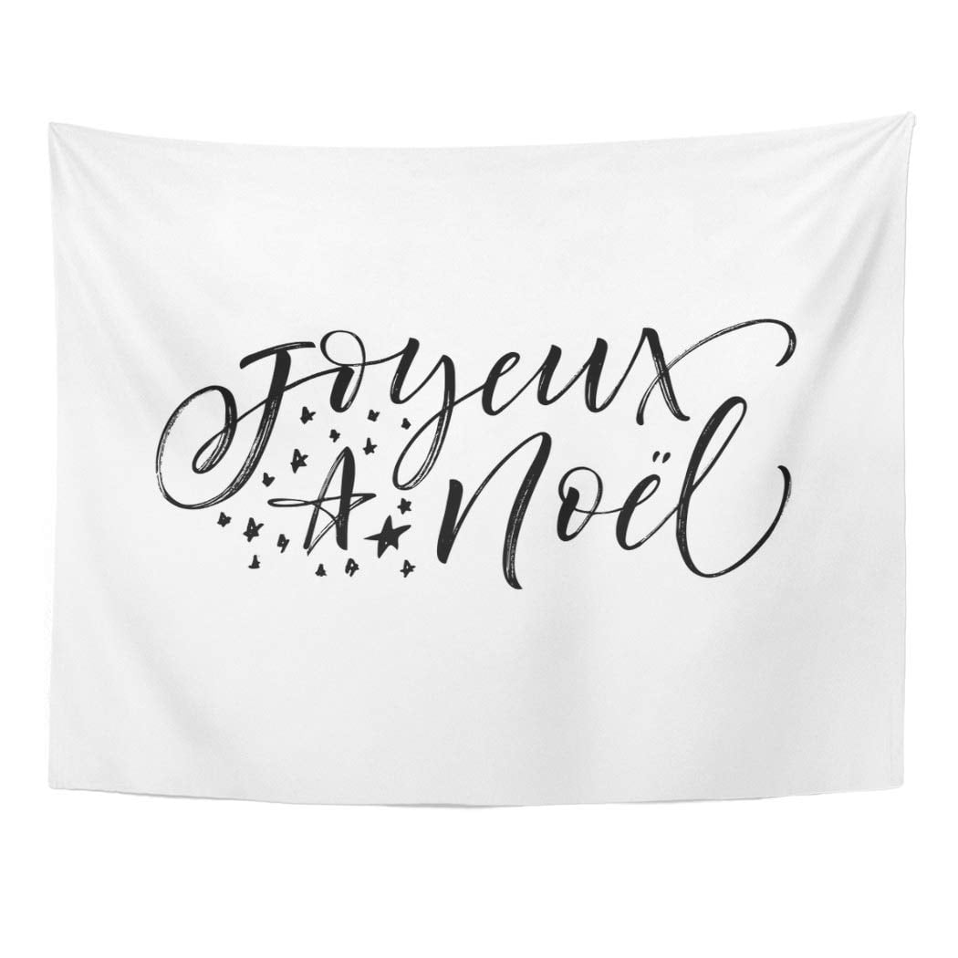 Zealgned Abstract Joyeux Noel Phrase Merry Christmas In French Ink Modern Brush Black Wall Art Hanging Tapestry Home Decor For Living Room Bedroom Dorm 60x80 Inch Walmart Com Walmart Com Zealgned Abstract Joyeux Noel Phrase Merry Christmas In French Ink Modern Brush Black Wall Art Hanging Tapestry Home Decor For Living Room Bedroom Dorm 60x80 Inch Walmart Com Walmart Com