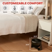 Honeywell 10” Black Turbo Force Power Table Fan, 30ft. Air Circulation Power, 3 Speed, 90° Pivot, HPF820BWM
