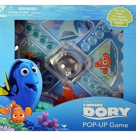 Pop-Up Game, Finding Dory Pop Up Gamme. Press the pop up die in the center and move your colored pegs around the game board to home. First one.., By Finding Dory Ship from