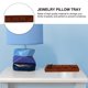 thumbnail image 3 of Minkissy Organizador Para Joyería Con Almohadillas Para Y Relojes En Tono Marrón, 3 of 8