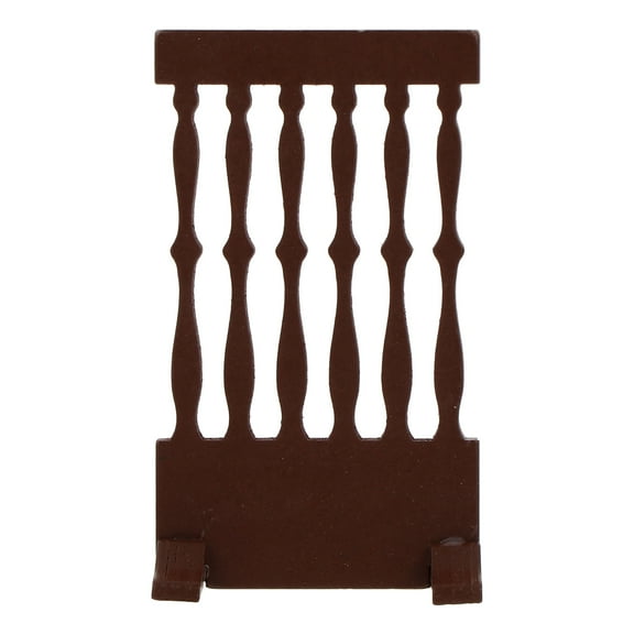 CRILSTYLEO 1Pc Black Antique Style Wood Small Screen Decorative Desktop Ornament