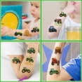 24 Sheet Tractor Temporary Tattoos Fun Farm Theme Party Favors for