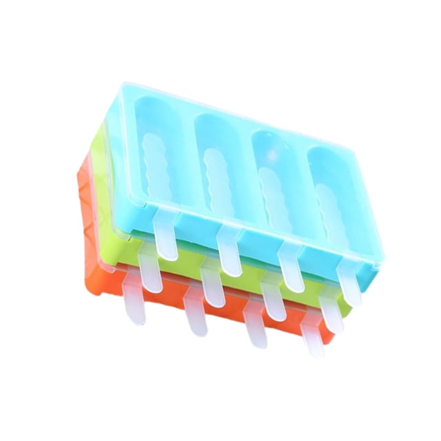 Inteprter 3 piezas de moldes para paletas de hielo, moldes profesionales para el hogar con forma de congelador, moldes reutilizables para hacer paletas, Cocina y Comedor Inteprter HA035578-00