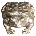 thumbnail image 3 of Escultura de sapo de latón, sapo de latón vintage, artesanía, decoración del hogar, atrae la riqueza, 3 of 4