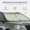 thumbnail image 4 of Cauagu Bees Cauagu {designName} Print Foldable Car Windshield Sun Shade | Front Windshield Shade for Sun | Fits Small Sedans, Mini SUVs, Hatchbacks-Small, 4 of 6