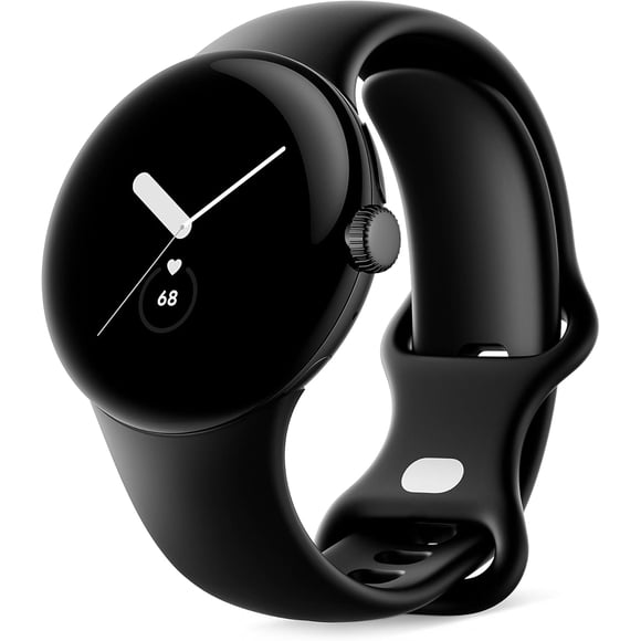 Montre Google Pixel Remise à Neuf (2022) 41 mm GQF4C (GPS Seulement, Pas de Cellulaire) Acier Inoxydable Noir Mat (Grade A+)