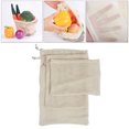 thumbnail image 4 of Las Bolsas De Verduras De Malla De Algodón Producen Una Bolsa De Almacenamiento Con 3 Piezas De Hebilla De Plata SM SunniMix Bolsa de almacenamiento de frutas de cocina, 4 of 8
