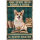 thumbnail image 1 of Letrero de metal con texto en inglés "You Are My Own Book and Dog", de estilo vintage, para garaje, garaje, cueva, jardín, decoración de pared, para el hogar, cocina, bar, club, 8 x 12 pulgadas, 1 of 6