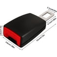 thumbnail image 6 of EKIDAZB 2PCS-Seat Belt Extender,Original Car Buckle Extender (7/8" Tongue Width) Accessories for Cars, Easy to Install, Buckle Up and Drive-In Comfort, 6 of 7
