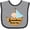 Heather and Black, variant on Inktastic Grandma Loves Me Grandchild Boys Baby Bib