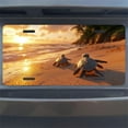 thumbnail image 7 of Baby Turtles' Sunrise Journey Funny Personalized License Plate Rust-proof Stainless Steel Metal License Plate Suitable For Men And Women 12.2" x 6.2", 7 of 7