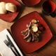 thumbnail image 3 of Juego De Vajilla Gibson Soho Lounge Square Reactive Glaze, Servicio Rojo Para 4 (16 Piezas), 3 of 5