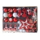 thumbnail image 5 of Juego de 47 adornos para árbol de Navidad, accesorio decorativo para árbol de Navidad Rojo, 5 of 9