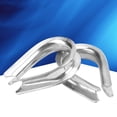 thumbnail image 4 of Wire Rope Protection Clips, 50Pcs Protection Heart Ring Kits U Type Clamps M4  For Electrical Equipment For Ships Docks Ports, 4 of 8