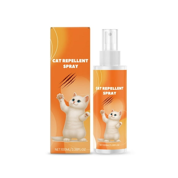Yooshoverk Pet Training Spray - 3.38 fl oz Bitter Apple Cat Deterrent for Furniture & Cords, Safe Chewing Discouragement