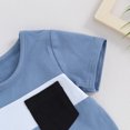 thumbnail image 5 of Bagilaanoe 2pcs Toddler Baby Boy Shorts Set Contrast Color Short Sleeve T Shirt Tops + Shorts 6M 12M 18M 24M 3T 4T Kids Casual Summer Clothes, 5 of 7