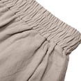 thumbnail image 6 of Aihuaihua Linen Capri Pants for Women Cropped Barrel Drawstring Wide Leg Cotton Capris 2026 Casual Summer Boho Baggy Palazzo Trouser, 6 of 9