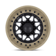 Black Rhino Cast Aluminum Wheel BR008 17x9 5x5.0 M-BLK SAND-LP 0mm, BR008MD17905000