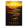 thumbnail image 4 of NASA - Titan Travel Poster Wall Poster with Pushpins, 22.375" x 34", 4 of 6