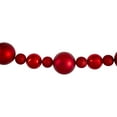thumbnail image 3 of Northlight 6' Red Shatterproof Ball Artificial Christmas Garland - Unlit, 3 of 3
