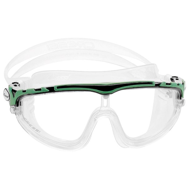 Goggle Adulto CRESSI Skylight Transparente/Verde Lente Transparente