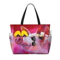 thumbnail image 1 of Easygdp Pink Pig Bolsa de Viaje de Playa de Gran Capacidad, Bolsa Tote Perfecta para la Playa, Escapadas de Fin de Semana y Viajes, 1 of 7