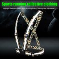 thumbnail image 4 of Correas Reflectantes Chaleco con correas reflectantes Tráfico Trabajo nocturno Correr Ciclismo Ropa protectora Sywqhk Para Estrenar, 4 of 5