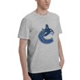 thumbnail image 2 of Vancouver Canucks Fashion Men'S Short Sleeve T-Shirt Gray Small, 2 of 5